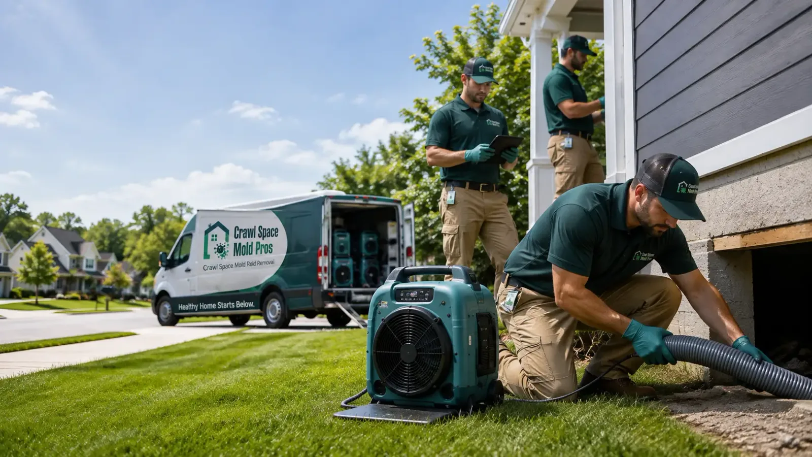Crawl Space Mold Removal in Glenburn, ND